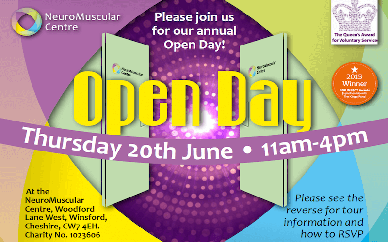 Neuromuscular Centre Open Day on 20 June